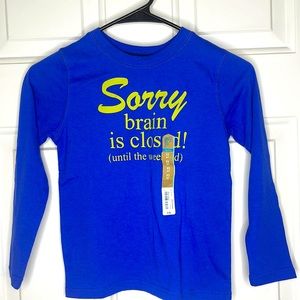 JcPenney There Abouts Boy Blue Long Sleeve Shirt Size XS NWT